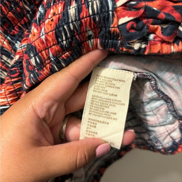 Anthropologie Red and Black Textured Top - Picture 6 of 11